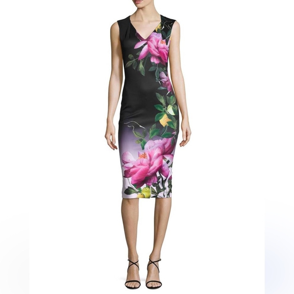 Ted Baker Floral Print bodycon Dress